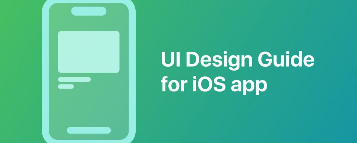 iOS UI design