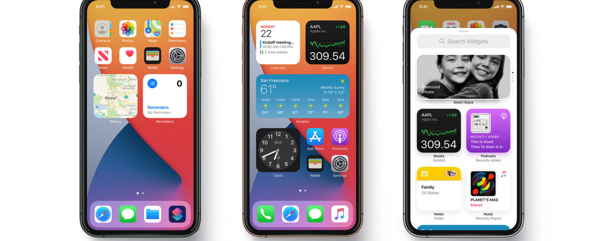 iOS widgets